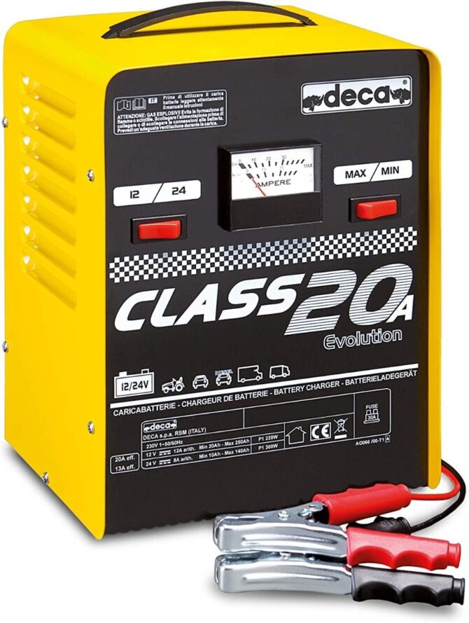 CHARGEUR DE BATTERIE CLASS 20A 12-24V - 250AH -300W- 230V 50/60HZ 1PH