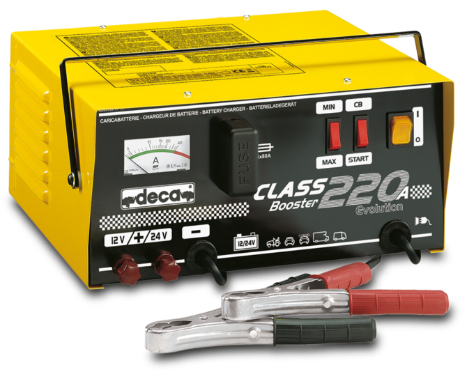 CHARGEUR DE BATTERIES DEMARREUR CLASS BOOSTER 220A 230V 50/60HZ 1PH