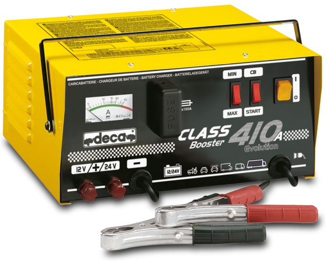 CHARGEUR DE BATTERIES DEMARREUR CLASS BOOSTER 410A 230V 50/60HZ 1PH