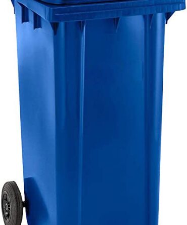 POUBELLE A DECHETS DE 240 LITRES - BLEUE