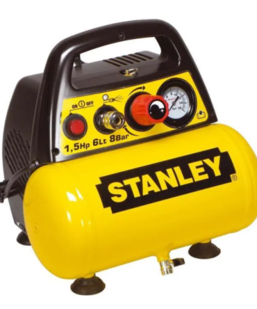 COMPRESSEUR STANLY 6L MONOPHASE 230V-50HZ 1.5CV 180L/MIN 8BARS REF DN200/8/6