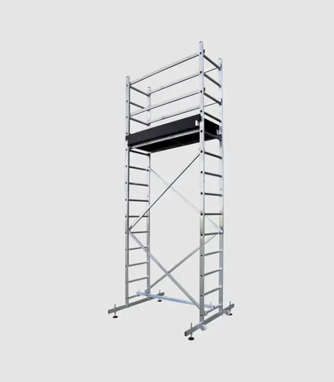 Echafaudage À Échelle Roulante En Aluminium