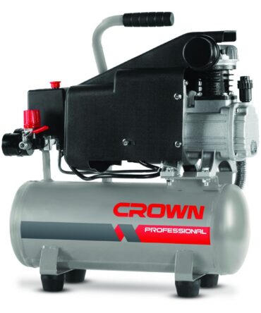 COMPRESSEUR A AIR 1HP 80L/MIN CROWN 9L REF CT36046