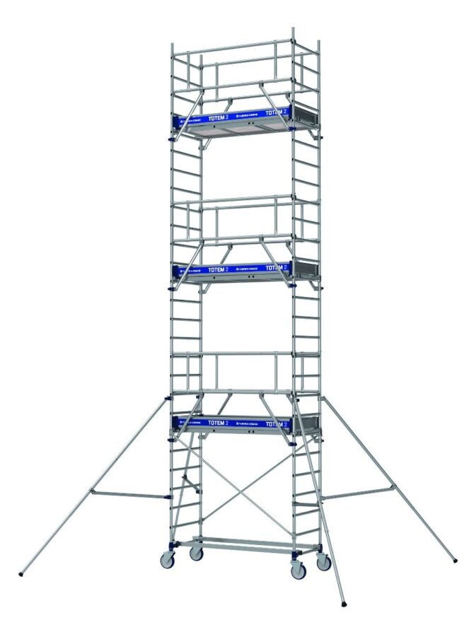 ECHAFAUDAGE ROULANT TOTEM 2 LINE 180 / Hauteur de travail 9m