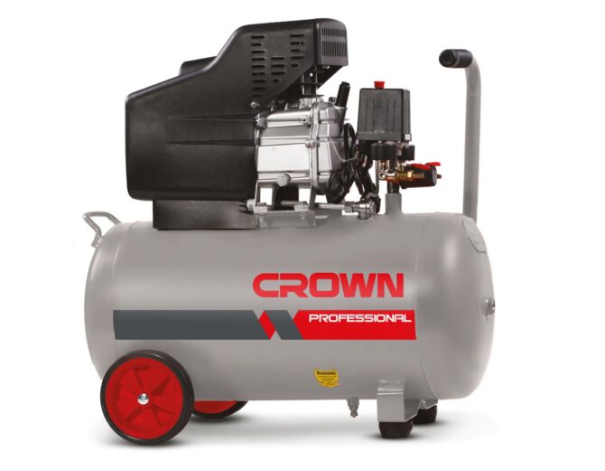 COMPRESSEUR A AIR CROWN 2HP 165L/MIN 50L REF.CT36029