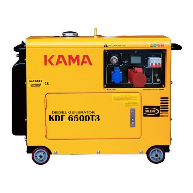 GROUPE ELECTROGENE KAMA KDE 6500T3 6 KVA 380V DIESEL