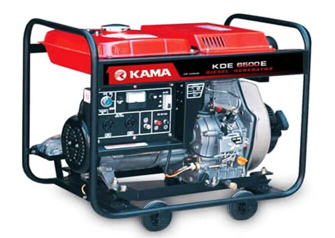 GROUPE ELECTROGENE KAMA KDE 6500E3 6 KVA 380V DIESEL
