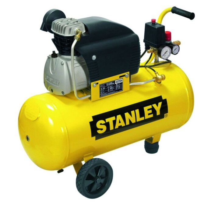 COMPRESSEUR STANLY 100L MONOPHASE 230V-50HZ 2CV 255L/MIN 10BARS B2800B/2/100