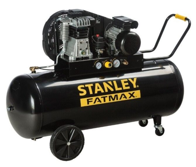 COMPRESSEUR STANLY 200L MONOPHASE 230V-50HZ 3CV 330L/MIN 10BARS B2800B/3M/200