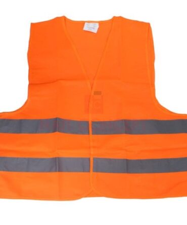 GILET ORANGE AVEC BANDE FLUORESCENTE 3M TXL